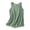 Green, variant on Staron Women Linen Lace Trim Round Neck Sleeveless Solid Basic Casual Vacation Beach Loose Tank Tops Blouse, Green 3XL