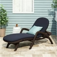 thumbnail image 3 of JERFIT Patio Chaise Lounge Chair with Cushion, All-Weather Wicker Textured Polypropylene Outdoor Sun Lounger for Poolside, Dark Brown, 3 of 10