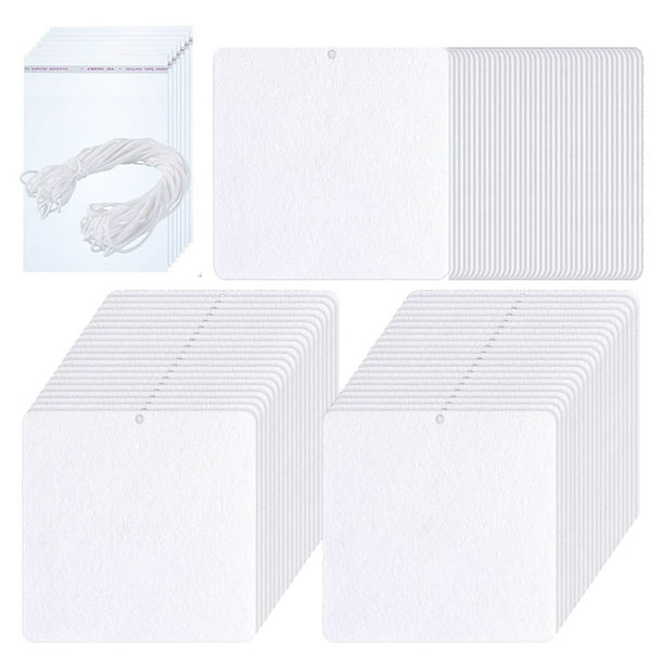 100 Pieces Sublimation Air Fresheners Blanks Sublimation Air Freshener