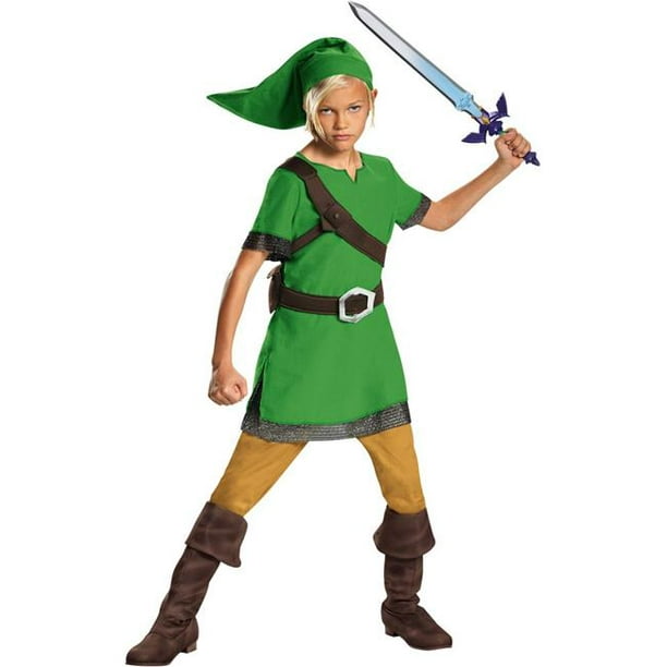 Link Enfant Costume Légende de Zelda Licence Costume Enfants Garçons Nintendo