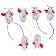 thumbnail image 5 of Soft Cat Toys Mice for Kittens Interactive Play Assorted Color 6Pcs, 5 of 5