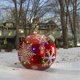 thumbnail image 2 of Bolas inflables de Navidad decoradas de 60 cm, bolas de Navidad, decoraciones para árboles de Navidad al aire libre, adornos inflables de ambiente, juguetes, 2 of 5