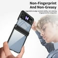 thumbnail image 6 of Clear Case for Samsung Galaxy Z Flip 4, HD Transparent Not-Yellowing Hinge Protection Shockproof Anti-Scratch Slim Fit Phone Case Cover for Samsung Galaxy Z Flip 4, Black, 6 of 7