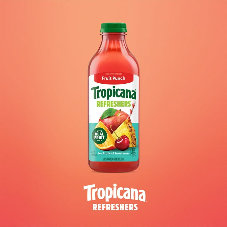 Tropicana Fruit Punch Juice Drink with Real Fruit Juice 46 fl oz