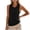 Black, variant on Womens Ribbed Tank Tops Striped Color Block Sleeveless Tank Shirts Summer Casual Loose Basic Undershirts for Ladies