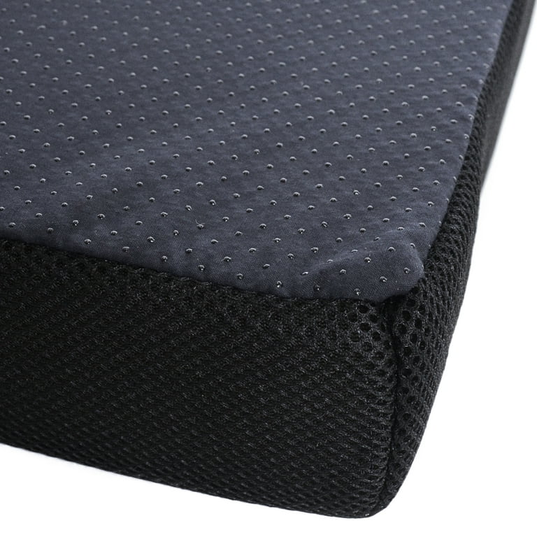Total Comfort Chair Cushion With Blue Cover, 18 X 16 X 3