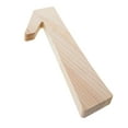 thumbnail image 2 of Unfinished Wooden Playball Italic Number 1 (6.25 Inches), 2 of 2