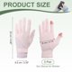 thumbnail image 2 of Guantes de Sol Uxcell para Mujeres, Protección de Manos Transpirables para Actividades al Aire Libre con Pantalla Táctil Antideslizantes 9" & 4Pcs & Seda Helada & Rosa Púrpura, 2 of 7