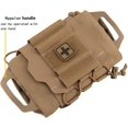 thumbnail image 5 of Bolsa táctica militar Molle de 25x16CM, cinturón de primeros auxilios rápido, bolsa de supervivencia, sistema de dos piezas, soporte para medicina, bolsa con mango Hypalon, 5 of 5