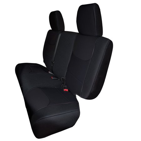 Leader Accessories Custom Rear Car Seat Cover Fit for Jeep Wrangler 2013-2014 Unlimited 4 Door