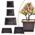 thumbnail image 4 of Lefu Imitation Purple Sand FlowerPot Square Rectangular Plastic Succulent PlantingPot, 4 of 5