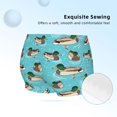 thumbnail image 2 of Pofeuu Mallard Ducks Swimming In The Lake Print Soft Cotton Girls Boyshort panties Toddler Underwear-X-Large, 2 of 5