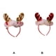 thumbnail image 5 of Naiovety Accesorios de diadema de cuerno de alce de Navidad, adorno de vestir Adorable interesante, adornos para la cabeza para adultos y niños, Kits de decoración para fiestas Dorado Naiovety HA069513-01, 5 of 6