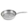 thumbnail image 2 of BergHOFF Belly Shape 18/10 Stainless Steel 10.5" Skillet with Glass Lid, 2.5qt., 2 of 4