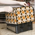 thumbnail image 7 of Honeii Autumn Woodland Characters Print 4 slice Toaster Cover, Two Slice Toaster Dust-proof Cover For Kitchen Small Appliance and Fingerprint Protection, 7 of 7
