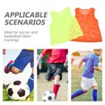 thumbnail image 3 of Homoyoyo Reusable Soccer Pinnies Assorted Color Polyester Team Training Vest for Football, 3 of 8
