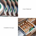 thumbnail image 6 of Placemats Set of 8, Green Blue Brown Moire Woven Placemat, Linen Place Mats for Kitchen/Dining Tables, Modern Abstract Art Washable Table Mats for Party, 6 of 8