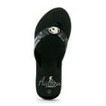 thumbnail image 2 of Aqua Design Women's Marina Flip Flop Sandal: Black Water/Black size 10, 2 of 2