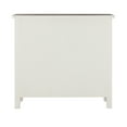 Powell Brighton Chest, White/Driftwood Tones