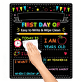 thumbnail image 3 of CCOCC 2026 New Double-Sided First Day of School Sign Board,First Day of School Sign,12X10In Back to School Sign,Painting First&Last Day of Preschool Board,Washable Chalkboard for Kindergarten Pre-K, 3 of 6