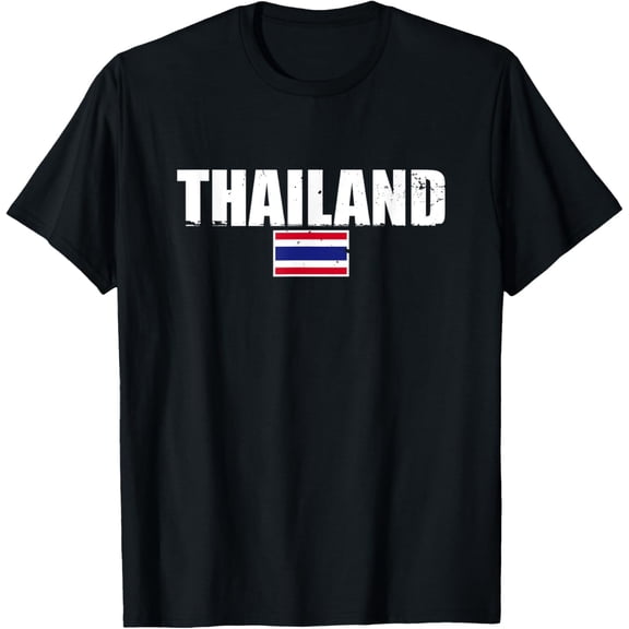 men and women can wear,Thailand Proud Thai Flag T-Shirt