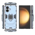 thumbnail image 7 of Heavy Duty Case For iPhone 16 Armor Phone Case with Metal Ring Hidden Kickstand, Military Grade Shockproof Rugged Protective Cover for For iPhone 16,Navy, 7 of 7