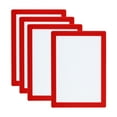 thumbnail image 1 of Marco de imagen magnético Uxcell de 6 x 8 pulgadas, paquete de 4, marco magnético A5, marcos de fotos autoadhesivos para refrigerador, rojo, 1 of 7