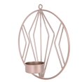 thumbnail image 3 of Candelabro Innovador Geométrico Redondo Montado En La Pared Adorno De Candelabro Oro Rosa, 3 of 14