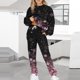 thumbnail image 1 of Puntoco Conjunto de sudadera y pantalones de manga larga con estampado informal para mujer Puntoco Puntoco-4725, 1 of 5