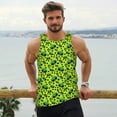 thumbnail image 6 of KLL Frogs Print Men's Muscle Gym Workout Stringer Tank Tops Bodybuilding Fitness T-Shirts Tank Tops Men-X-Large, 6 of 7
