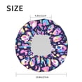 thumbnail image 4 of KLL mushroom colorful Skull star Pattern Shower Cap & Bath Cap for Women,Reversible Oversized Waterproof Shower Caps for all Hair Lengths,Elastic Reusable Bathing Hair Cap, 4 of 6