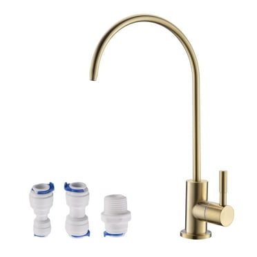Havin Stainless Steel Lead Free Water Faucet,Reverse Osmosis Faucet, Drinking Water Faucet, Purifier Faucet,Water Filtration System Faucet, Beverage Faucet, Brushed Gold