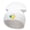 White, variant on Lucky Beer Embroidered 12 Inch Long Knitted Beanie - Olive OSFM
