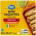 thumbnail image 1 of Great Value Mexican Chicken & Cheese Mini Taquitos, 450 g, 1 of 5