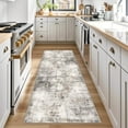 thumbnail image 3 of BERTHMEER 2'x8' Abstract Runner Rugs for Entryway Hallway Kitchen Living Room Bedroom Indoor Rugs,Washable Non-Slip Rugs,Black&Red, 3 of 8
