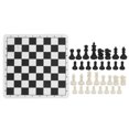 thumbnail image 2 of Rupoun Compact International Chess Set – Portable Rubber Board, Durable Plastic Pieces, Includes Storage Bag, 2 of 6