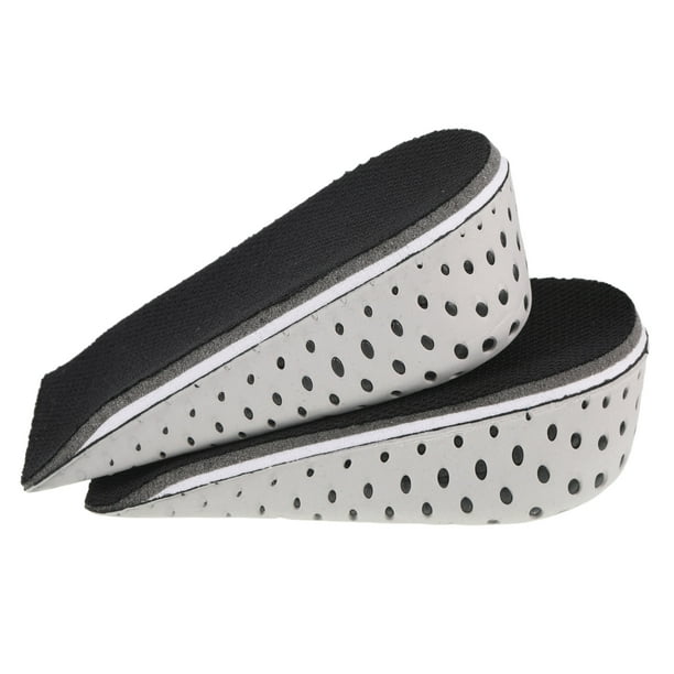 Qarigey Negro Manténgase cómodo durante todo el día con almohadillas elásticas para el talón que absorben los golpes Ayudas para vestirse con gancho de botón Aumentar en 4CM