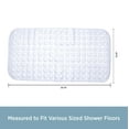 thumbnail image 4 of Kenney® Bath, Shower, and Tub Mat with Suction Cups, White, 4 of 4