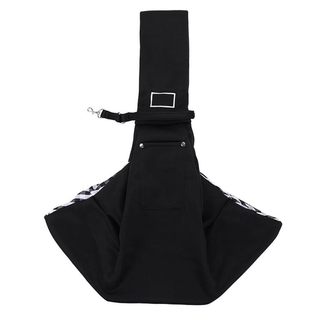 Bolso bandolera reversible con bolsillo para guardar cosas | Arnés bandolera para viajar Gatos Perros pequeños Cómodo para pasear al aire libre para los dueños