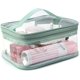 thumbnail image 5 of Black Transparent Cosmetic Bag Waterproof Handbag Portable Travel Work Make Up Kit Double Zipper Storage Bag, 2 PCS, 5 of 5