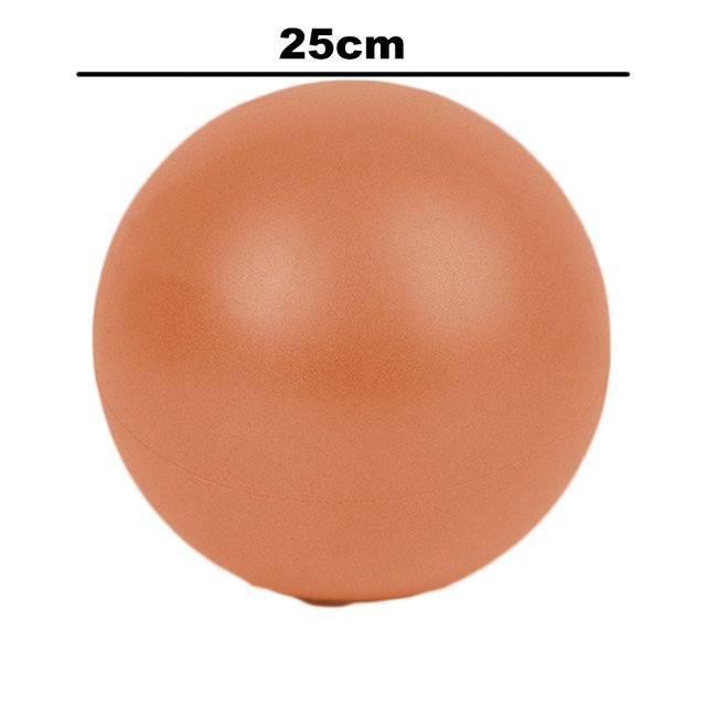Pilates Ball Core Ball, Small Exercise Ball with Exercise Guide Barre Ball Bender Ball Mini Yoga Ball for Pilates, Yoga, Core Training, Physical Therapy, Balance, Stability, Stretching,orange