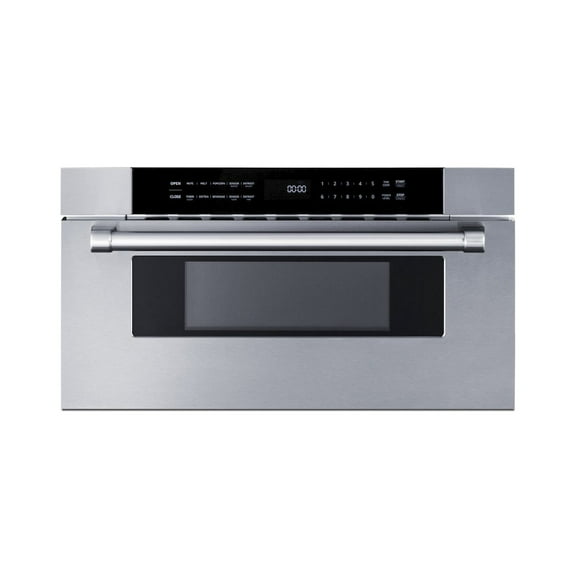 SUMMIT 30" Wide Built-In Drawer Microwave