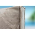thumbnail image 6 of Sorrento 3-Piece Resin Wicker Outdoor Patio Furniture Chaise Lounge Set in Gray w/ Two Chaise Lounge Chairs and Side Table (Flat-Weave Gray Wicker, Polyester Light Gray), 6 of 7