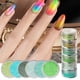 thumbnail image 2 of Polvo para uñas sólido arcoíris, brillo de espejo, perlas, alto brillo para nail art en gel, decoración DIY, efecto sirena, principiantes, profesionales, regalo, 2 of 2