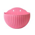 thumbnail image 1 of QualitChoice Flower Pot Wall Hanging Basket Planter Bucket Garden Vase Plant Container Solid Color for Balcony Home Decoration Pink/S 1 Pc, 1 of 6