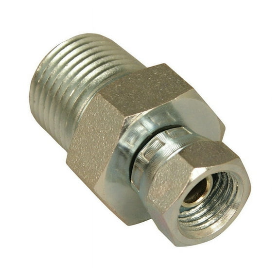 Apache 39004325 .50 in. Male Pipe x .25 in. Female Pipe Swivel- Hydraulic Adapter