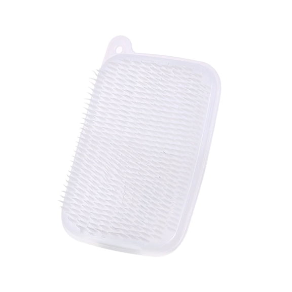 Kitchen Cleaning Brush, Vegetable Cleaning Brushes Flexible Vegetable Brush Scrubber For Food, Multi-Use Fruit And Veggie Scrubber Fruit And Veggie Cleaner For Home Kitchen, 1Pc(White,4.7x3")