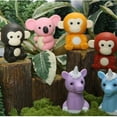 thumbnail image 2 of EeaseMX Juego de 20 borradores adorables de animales del zoológico, colección de borradores, regalo para el Día del Niño, recuerdo de fiesta, borrador de suministros para artistas (diseño aleatorio), 2 of 7