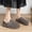 Grey, variant on Women's Suede Clogs Leather Mules Cork Footbed Sandals Potato Shoes Soft Clog Slippers