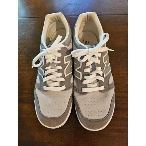 New Balance 480 Castlerock Raincloud BB480LEC Grey White Men's 10 Womans 11 1/2
